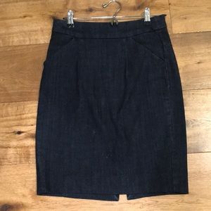 Jcrew denim skirt